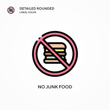 Abur cubur vektör simgesi yok. Modern vektör illüstrasyon kavramları. Düzenlemesi ve kişiselleştirmesi kolay.