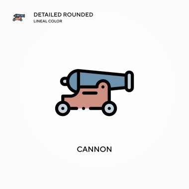 Top vektör simgesi. Modern vektör illüstrasyon kavramları. Düzenlemesi ve kişiselleştirmesi kolay.