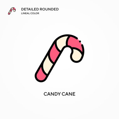 Şeker kamışı vektör simgesi. Modern vektör illüstrasyon kavramları. Düzenlemesi ve kişiselleştirmesi kolay.