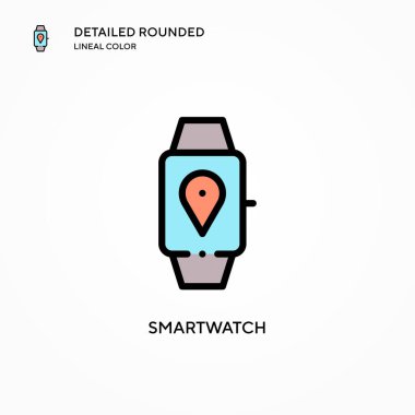 Akıllı vektör simgesi. Modern vektör illüstrasyon kavramları. Düzenlemesi ve kişiselleştirmesi kolay.