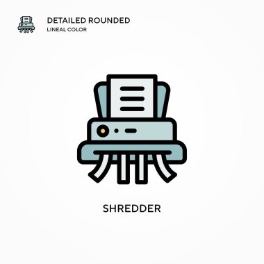 Öğütücü vektör simgesi. Modern vektör illüstrasyon kavramları. Düzenlemesi ve kişiselleştirmesi kolay.