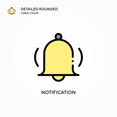 Uyarı vektör simgesi. Modern vektör illüstrasyon kavramları. Düzenlemesi ve kişiselleştirmesi kolay.