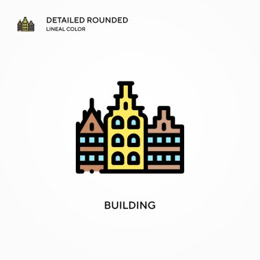 Vektör simgesi oluşturuluyor. Modern vektör illüstrasyon kavramları. Düzenlemesi ve kişiselleştirmesi kolay.