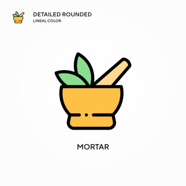 Havan vektör simgesi. Modern vektör illüstrasyon kavramları. Düzenlemesi ve kişiselleştirmesi kolay.