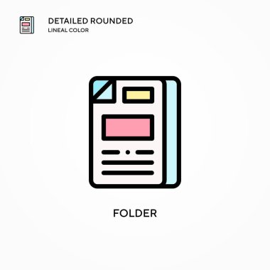 Dizin vektör simgesi. Modern vektör illüstrasyon kavramları. Düzenlemesi ve kişiselleştirmesi kolay.