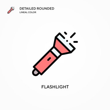 El feneri vektör simgesi. Modern vektör illüstrasyon kavramları. Düzenlemesi ve kişiselleştirmesi kolay.