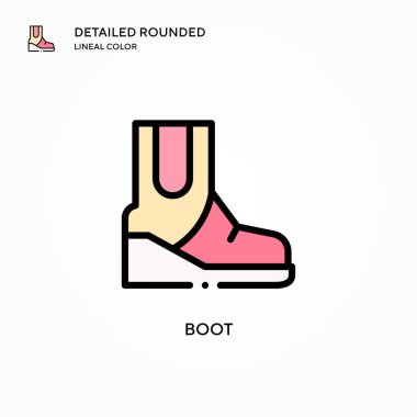 Önyükleme vektör simgesi. Modern vektör illüstrasyon kavramları. Düzenlemesi ve kişiselleştirmesi kolay.