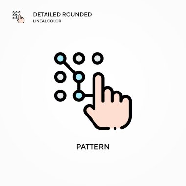 Kalıp vektör simgesi. Modern vektör illüstrasyon kavramları. Düzenlemesi ve kişiselleştirmesi kolay.