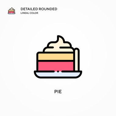 Turta vektör simgesi. Modern vektör illüstrasyon kavramları. Düzenlemesi ve kişiselleştirmesi kolay.