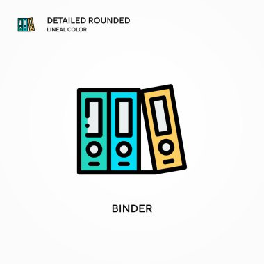 Bağlayıcı vektör simgesi. Modern vektör illüstrasyon kavramları. Düzenlemesi ve kişiselleştirmesi kolay.