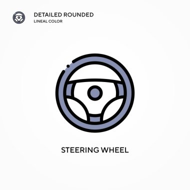Direksiyon vektör simgesi. Modern vektör illüstrasyon kavramları. Düzenlemesi ve kişiselleştirmesi kolay.