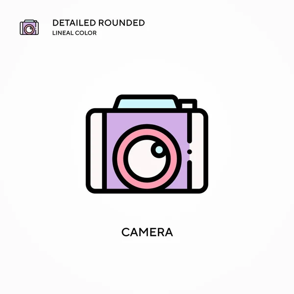 Camera Vector Icon Modern Vector Illustration Concepts Easy Edit Customize — Stock Vector