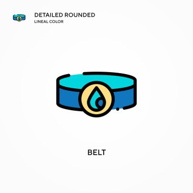 Kemer vektör simgesi. Modern vektör illüstrasyon kavramları. Düzenlemesi ve kişiselleştirmesi kolay.