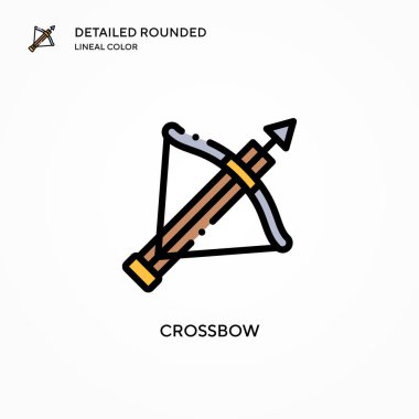 Tatar yayı vektör simgesi. Modern vektör illüstrasyon kavramları. Düzenlemesi ve kişiselleştirmesi kolay.