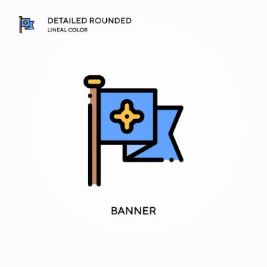 Sancak vektör simgesi. Modern vektör illüstrasyon kavramları. Düzenlemesi ve kişiselleştirmesi kolay.