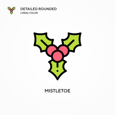 Ökse otu vektör simgesi. Modern vektör illüstrasyon kavramları. Düzenlemesi ve kişiselleştirmesi kolay.