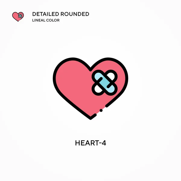 Heart 아이콘입니다 일러스트 편집하고 맞춤화하기가 — 스톡 벡터