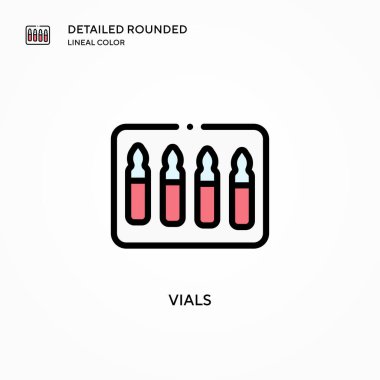 Şişe vektör simgesi. Modern vektör illüstrasyon kavramları. Düzenlemesi ve kişiselleştirmesi kolay.