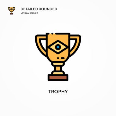 Ödül vektör simgesi. Modern vektör illüstrasyon kavramları. Düzenlemesi ve kişiselleştirmesi kolay.