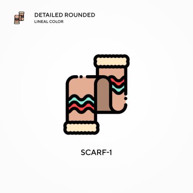 Atkı-1 vektör simgesi. Modern vektör illüstrasyon kavramları. Düzenlemesi ve kişiselleştirmesi kolay.