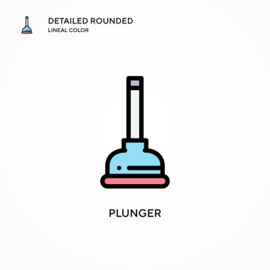 Pompa vektör simgesi. Modern vektör illüstrasyon kavramları. Düzenlemesi ve kişiselleştirmesi kolay.