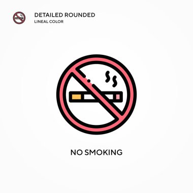 Dumanı tüten vektör simgesi yok. Modern vektör illüstrasyon kavramları. Düzenlemesi ve kişiselleştirmesi kolay.