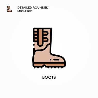 Çizme vektör simgesi. Modern vektör illüstrasyon kavramları. Düzenlemesi ve kişiselleştirmesi kolay.