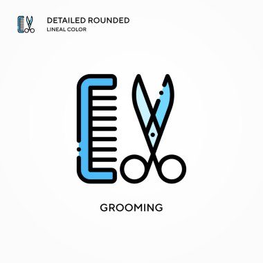 Vektör simgesi hazırlanıyor. Modern vektör illüstrasyon kavramları. Düzenlemesi ve kişiselleştirmesi kolay.