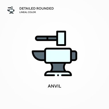 Örs vektör simgesi. Modern vektör illüstrasyon kavramları. Düzenlemesi ve kişiselleştirmesi kolay.