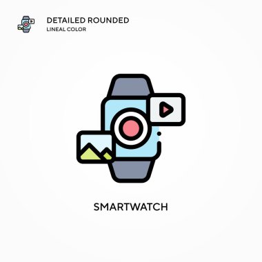 Akıllı vektör simgesi. Modern vektör illüstrasyon kavramları. Düzenlemesi ve kişiselleştirmesi kolay.