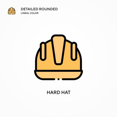 Sert şapka vektör simgesi. Modern vektör illüstrasyon kavramları. Düzenlemesi ve kişiselleştirmesi kolay.