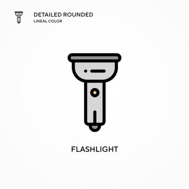 El feneri vektör simgesi. Modern vektör illüstrasyon kavramları. Düzenlemesi ve kişiselleştirmesi kolay.