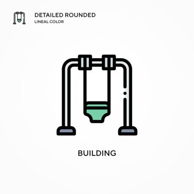 Vektör simgesi oluşturuluyor. Modern vektör illüstrasyon kavramları. Düzenlemesi ve kişiselleştirmesi kolay.