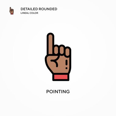 Vektör simgesi gösteriliyor. Modern vektör illüstrasyon kavramları. Düzenlemesi ve kişiselleştirmesi kolay.