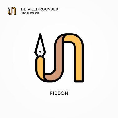 Kurdele vektör simgesi. Modern vektör illüstrasyon kavramları. Düzenlemesi ve kişiselleştirmesi kolay.