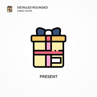 Mevcut vektör simgesi. Modern vektör illüstrasyon kavramları. Düzenlemesi ve kişiselleştirmesi kolay.