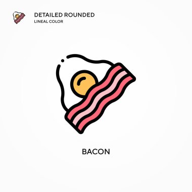 Pastırma vektör simgesi. Modern vektör illüstrasyon kavramları. Düzenlemesi ve kişiselleştirmesi kolay.