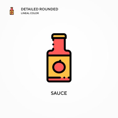 Sos vektör simgesi. Modern vektör illüstrasyon kavramları. Düzenlemesi ve kişiselleştirmesi kolay.