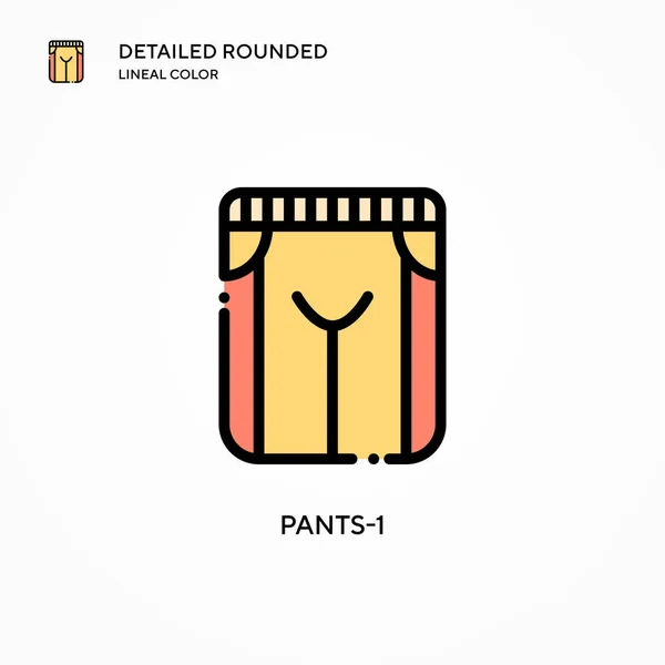 Pantalones Icono Vector Conceptos Modernos Ilustración Vectorial Fácil Editar Personalizar — Archivo Imágenes Vectoriales