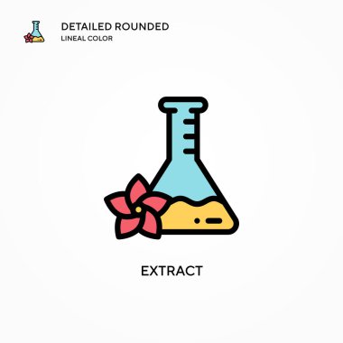 Vektör simgesini çıkart. Modern vektör illüstrasyon kavramları. Düzenlemesi ve kişiselleştirmesi kolay.