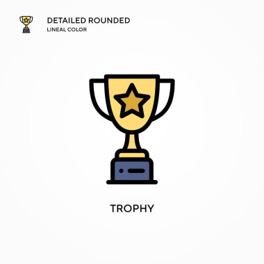 Ödül vektör simgesi. Modern vektör illüstrasyon kavramları. Düzenlemesi ve kişiselleştirmesi kolay.