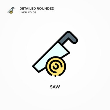 Vektör simgesini gördüm. Modern vektör illüstrasyon kavramları. Düzenlemesi ve kişiselleştirmesi kolay.