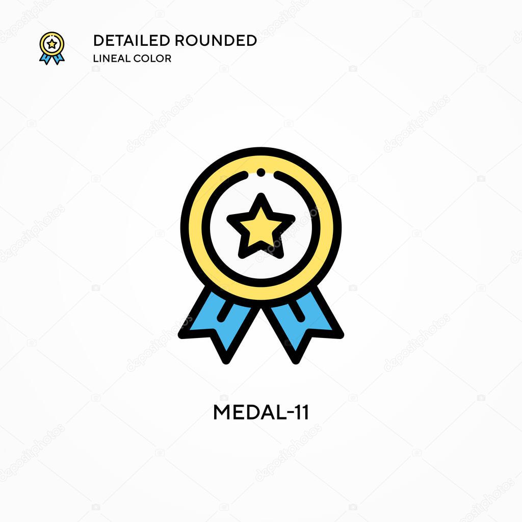 Medal-11 vector icon. Modern vector illustration concepts. Easy to edit and customize.