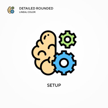 Vektör simgesini ayarla. Modern vektör illüstrasyon kavramları. Düzenlemesi ve kişiselleştirmesi kolay.