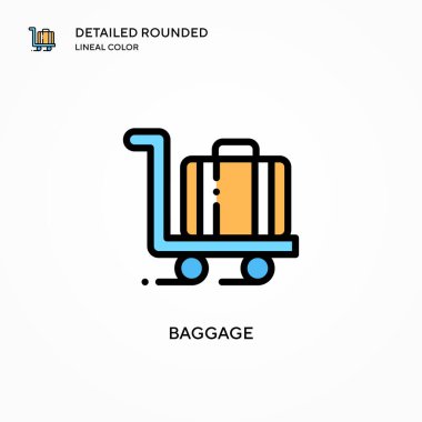 Yük vektör simgesi. Modern vektör illüstrasyon kavramları. Düzenlemesi ve kişiselleştirmesi kolay.