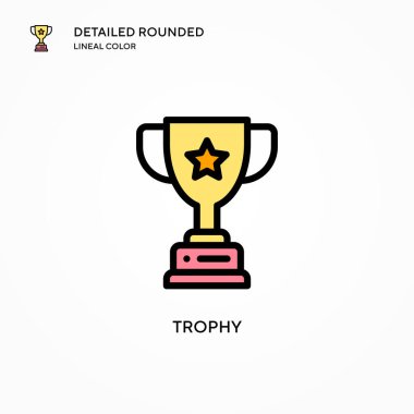 Ödül vektör simgesi. Modern vektör illüstrasyon kavramları. Düzenlemesi ve kişiselleştirmesi kolay.