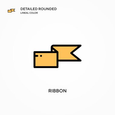 Kurdele vektör simgesi. Modern vektör illüstrasyon kavramları. Düzenlemesi ve kişiselleştirmesi kolay.