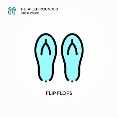 Döndürme vektör simgesi. Modern vektör illüstrasyon kavramları. Düzenlemesi ve kişiselleştirmesi kolay.