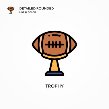 Ödül vektör simgesi. Modern vektör illüstrasyon kavramları. Düzenlemesi ve kişiselleştirmesi kolay.