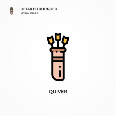 Titrek vektör simgesi. Modern vektör illüstrasyon kavramları. Düzenlemesi ve kişiselleştirmesi kolay.